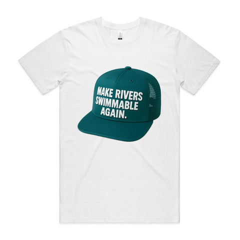 NEW STAPLE Make Rivers Swimmable Again - Teal
