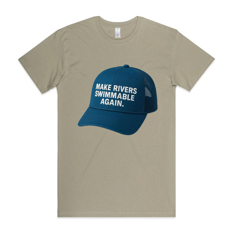 NEW STAPLE Make Rivers Swimmable Again - Blue