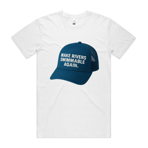 NEW STAPLE Make Rivers Swimmable Again - Blue