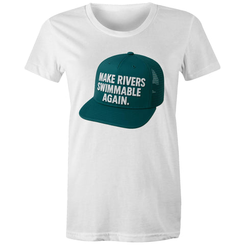 NEW MAPLE Make Rivers Swimmable Again - Teal
