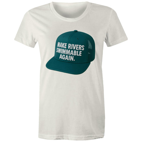 NEW MAPLE Make Rivers Swimmable Again - Teal