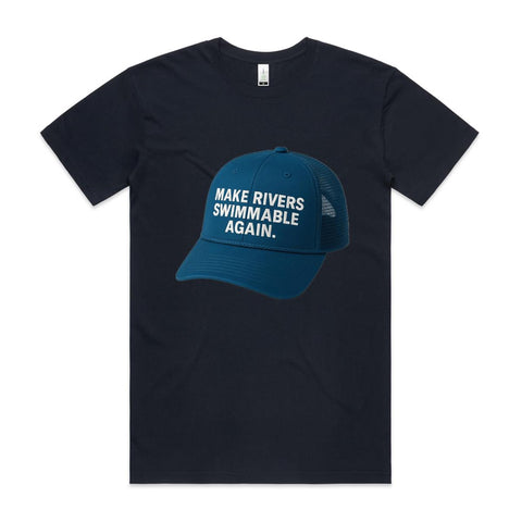 NEW STAPLE Make Rivers Swimmable Again - Blue