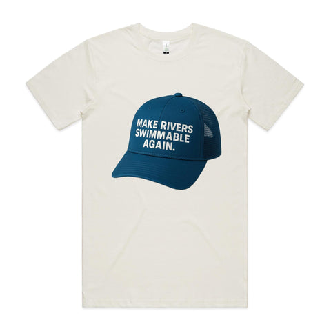 NEW STAPLE Make Rivers Swimmable Again - Blue