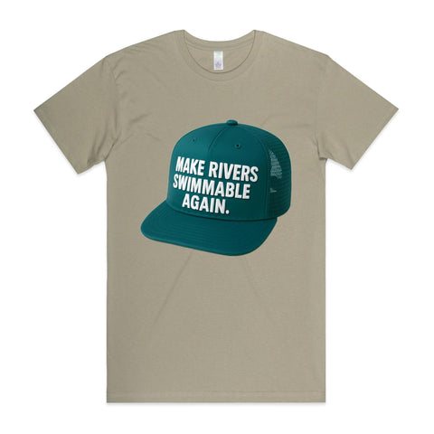 NEW STAPLE Make Rivers Swimmable Again - Teal