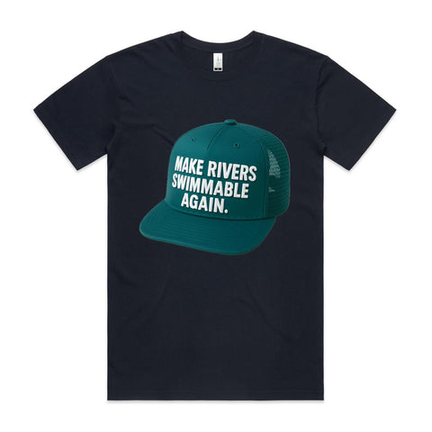 NEW STAPLE Make Rivers Swimmable Again - Teal