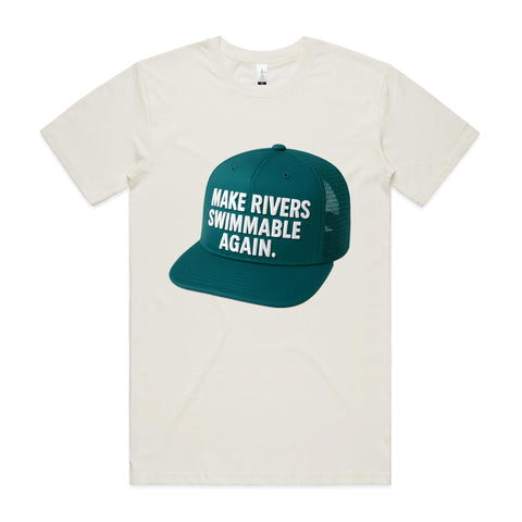 NEW STAPLE Make Rivers Swimmable Again - Teal